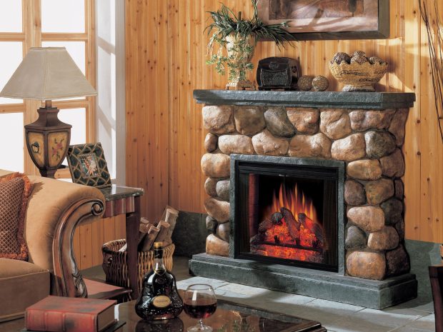 Download Free Fireplace Wallpaper.