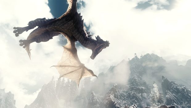 Dragon Skyrim Wallpapers Hd Images.