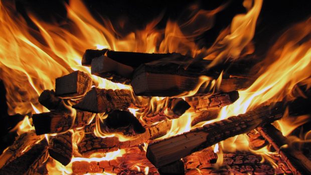 Fireplace Background HD.