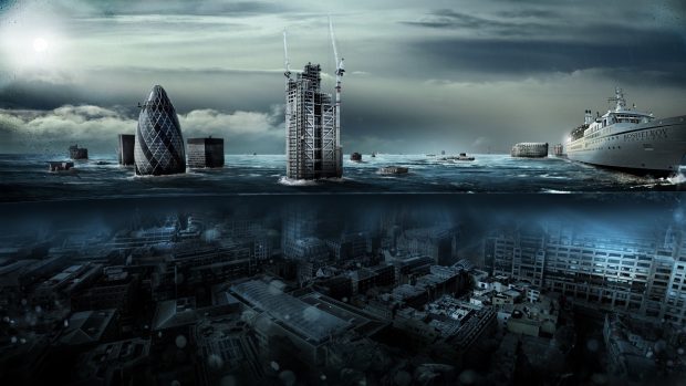 Flooded london wallpaper 1920x1080.