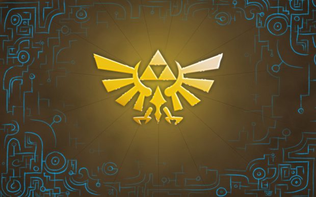 Free Download Legend of Zelda Logo Wallpaper HD.