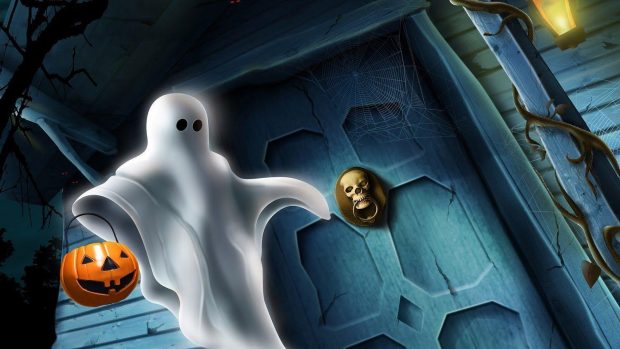 Free download Ghost Halloween Wallpaper.