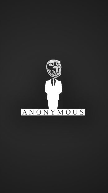 Funny Anonymous Background for Iphone.
