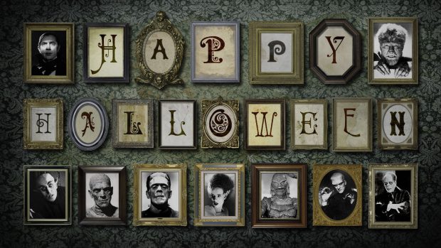 Halloween Wall Wallpapers 1920x1080.