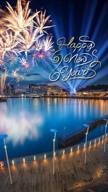 Happy New Year iPhone Live Wallpaper.