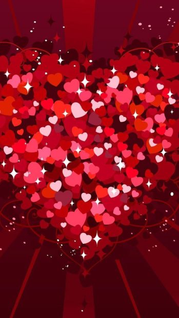 Happy Valentines Day Wallpaper for Iphone 4.