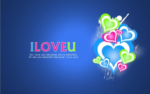 I love you heart wallpaper.