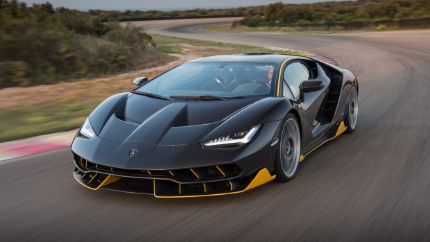 Lamborghini Centenario Coupe Supercar.