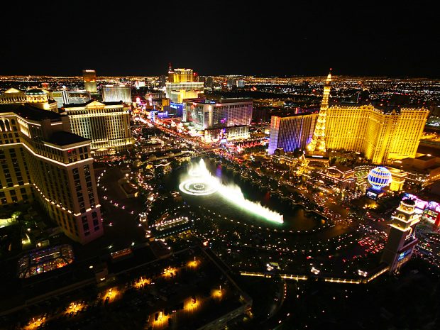 Las Vegas Strip New Year HD Wallpaper.