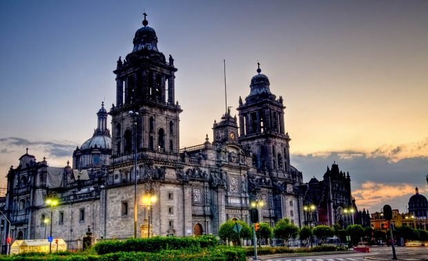 Mexico city cathedral wallpaper 1920x1200.