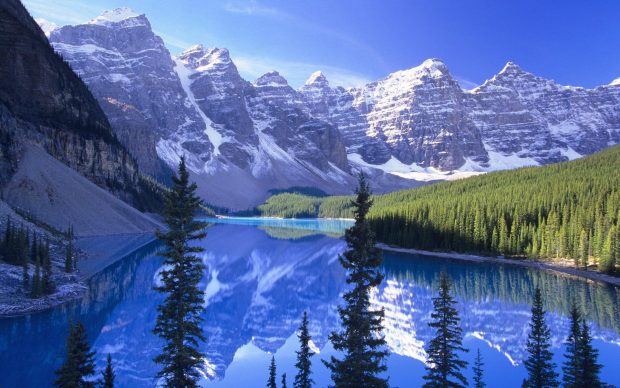 Mountains Widescreen Wallpaper.