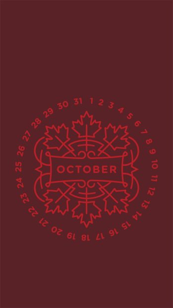 October Wallpaper for Mobile.