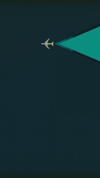 Plane Minimalist Image.