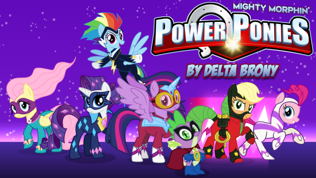 Power Rangers My Little Pony Wallpaper.