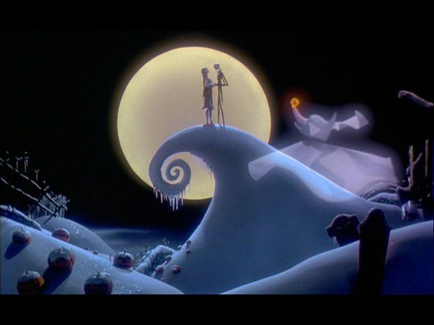 Romantic Nightmare Before Christmas Wallpaper HD.