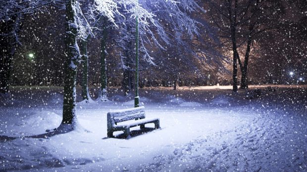 Romantic Winter Desktop Wallpaper.