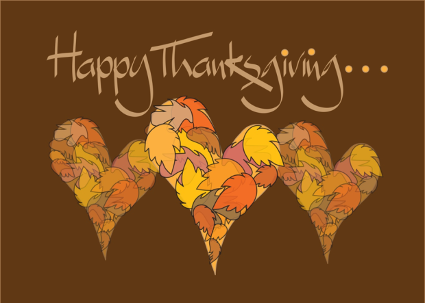 Thanksgiving Wallpaper With Heart.