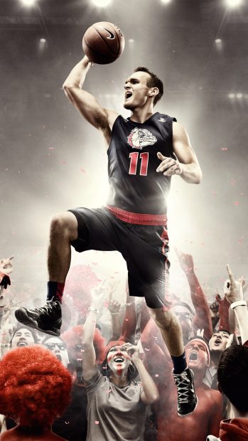 Beautiful Basketball iPhone Background.