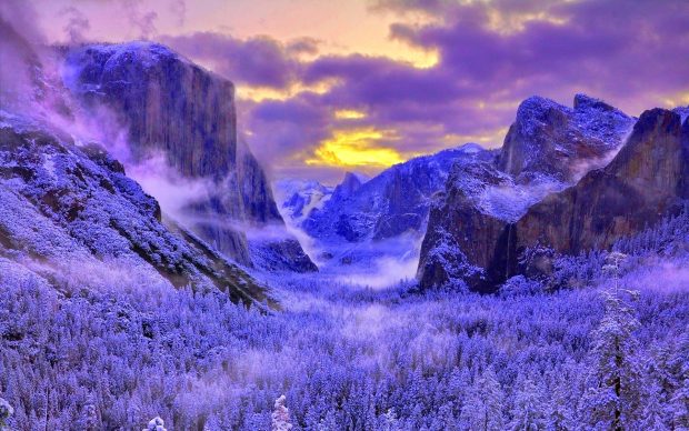 Beautiful Yosemite Night Wallpaper 3.