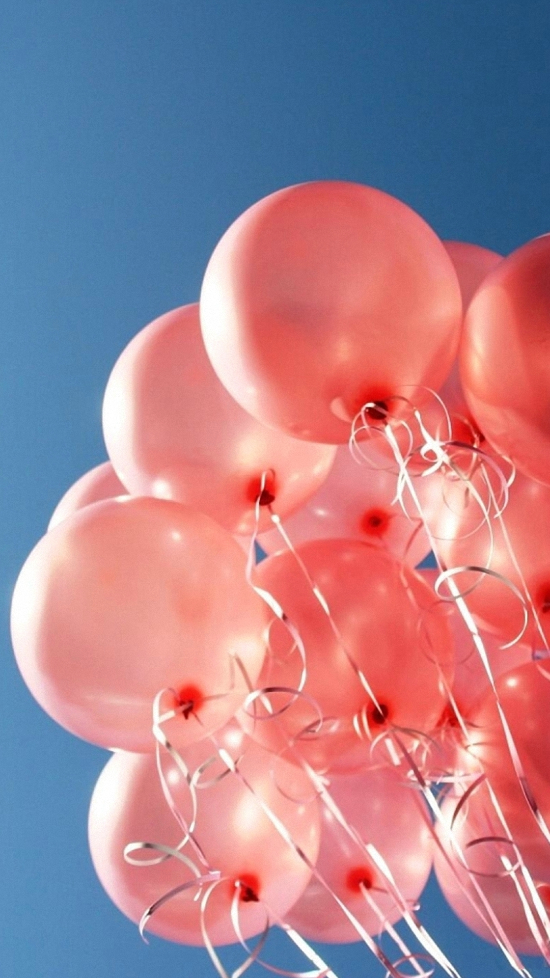 Cool Pink Balloons Iphone Background.
