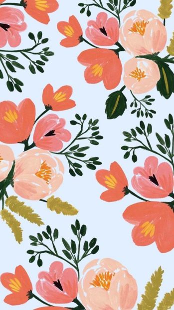 Cute Floral iPhone Wallpaper HD.