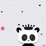 Cute Panda iPhone Wallpaper.