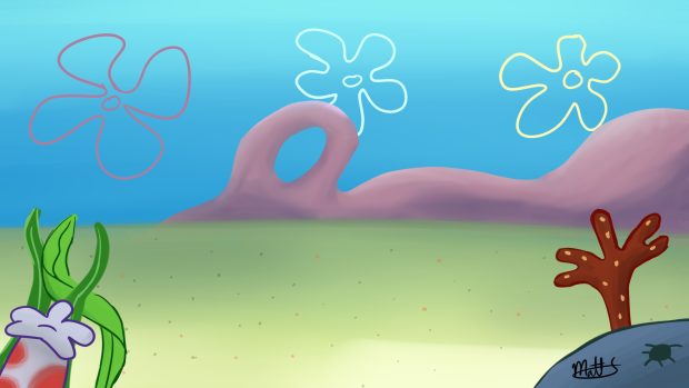 Cute Spongebob Wallpaper HD Free download.