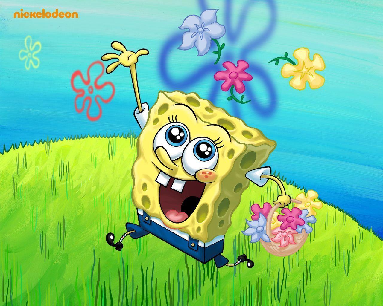 HD wallpaper Cartoons Spongebob Cute Lovely  Wallpaper Flare