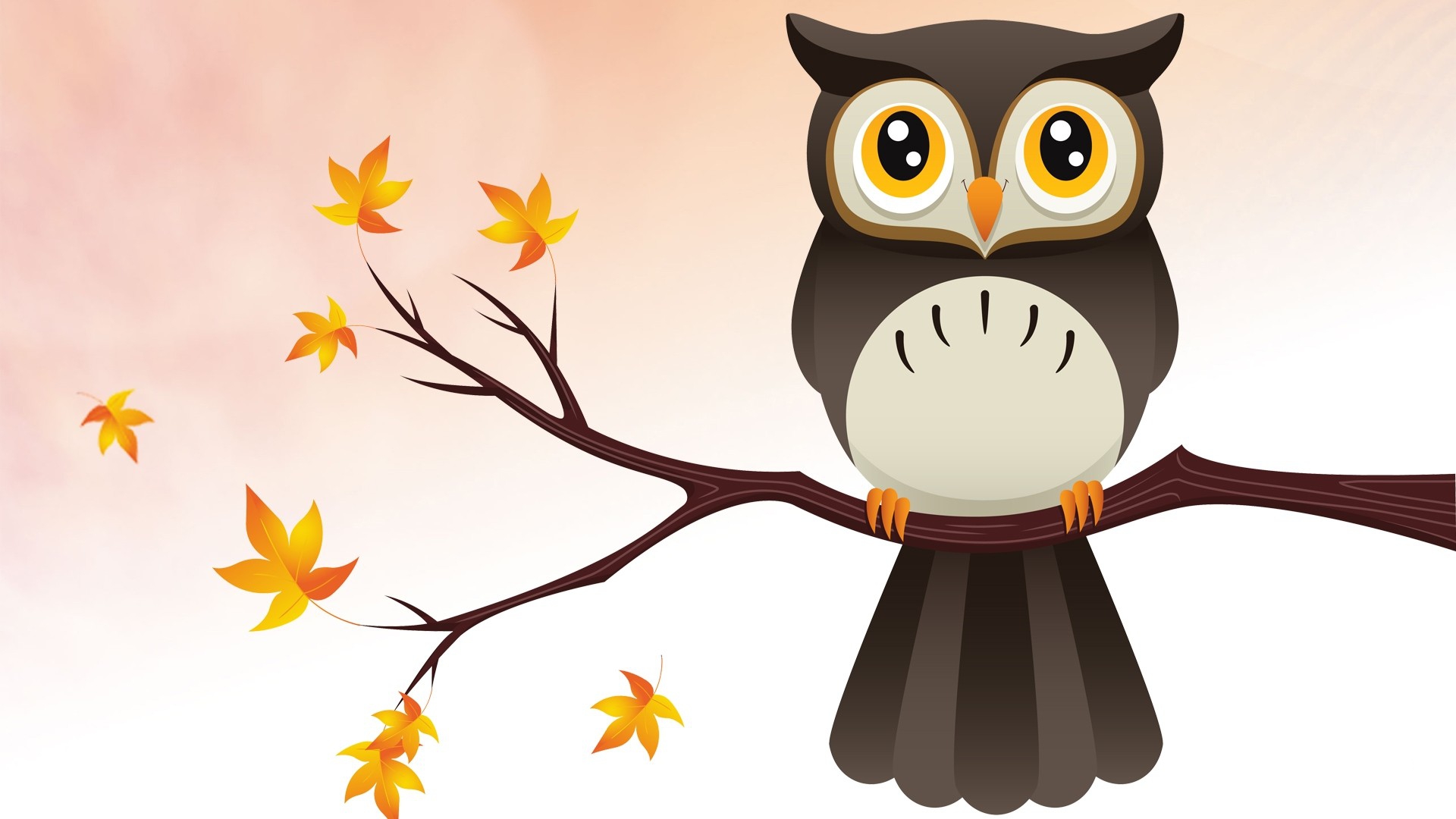 Cute Owl Background Free Download.