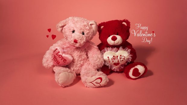 Cute Valentines Day Background.