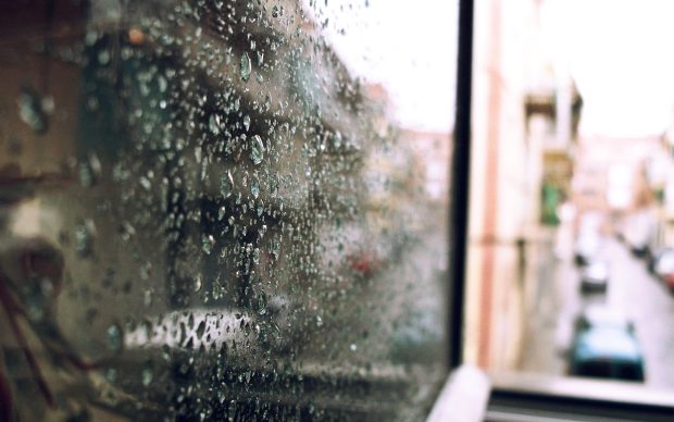 Download Rain Window Background Free.