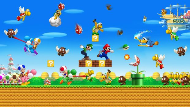 Free download Mario Backgrounds.