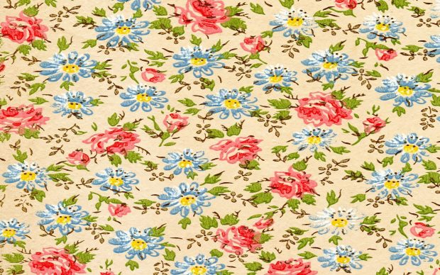 Free Download Vintage Floral HD Wallpapers.