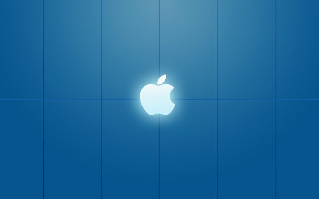 Free blue apple wallpaper HD.
