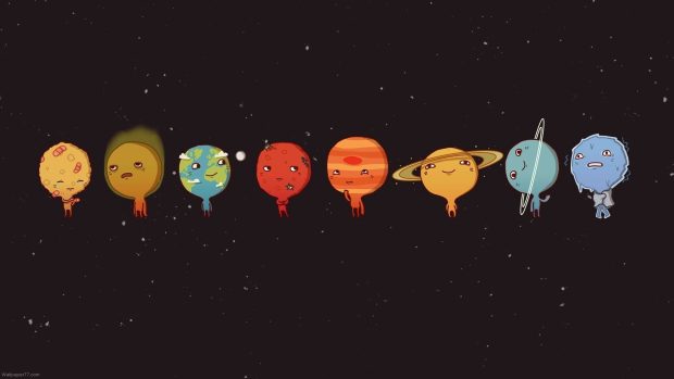 Funny backgrounds of Planet.
