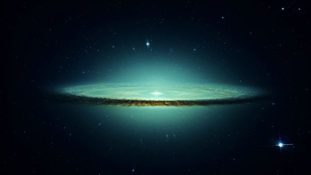 Galaxy IMac Desktop Background Free Download.