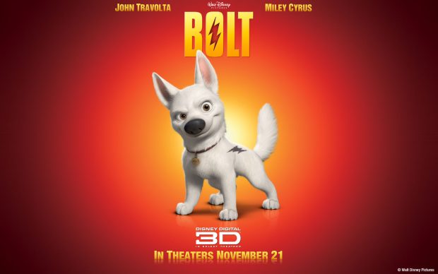 HD Bolt Dog Cartoon Wallpaper.