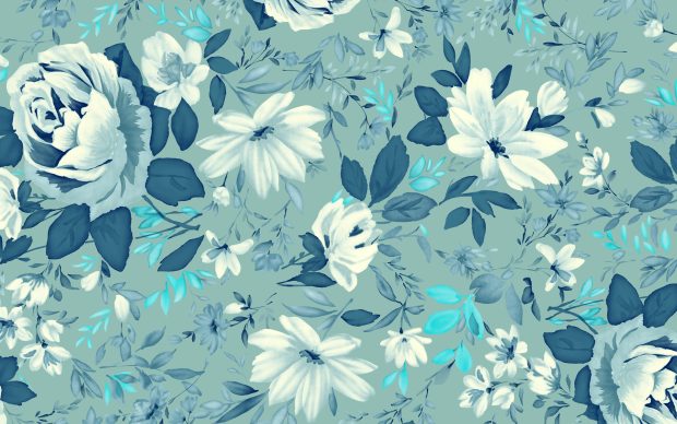 High Quality Wonderful Vintage Floral Wallpaper.