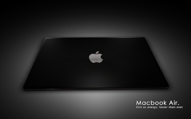 MacBook Air Logo 4K Wallpaper.