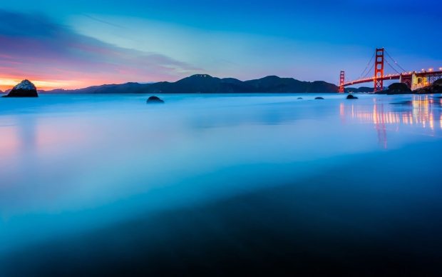 Macbook Air Backgrounds Free Download Golden Gate Bridge.