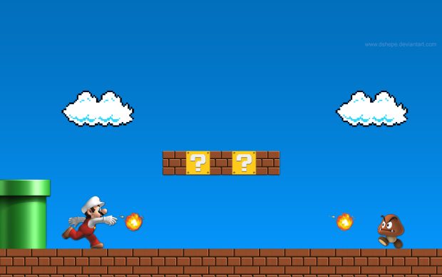 Mario Backgrounds.