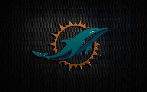 NFL Team Miami Dolphin Logo Wallpaper.