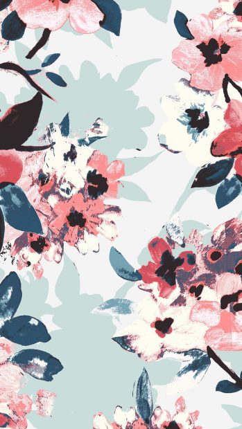 Original Floral iPhone Wallpaper.