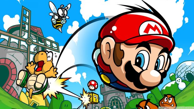 Super Mario HD Desktop Wallpaper.