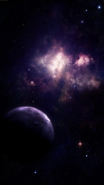 Universe Planet Nebula Shiny Outer Space.