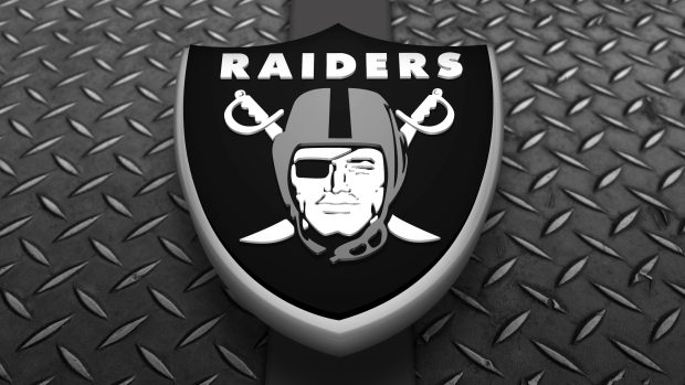 3D Raiders Logo Wallpaper.