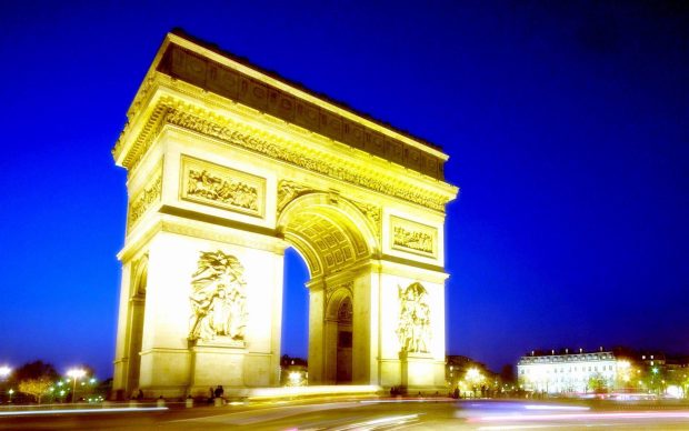 Arc De Triomphe Wallpapers at Night 4.
