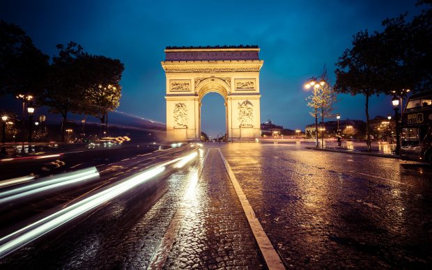 Arc De Triomphe Wallpapers at Night 5.