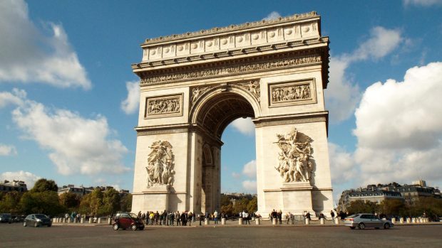 Arc de Triomphe by Night Paris.