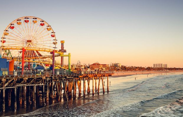 Beautiful Santa Monica Pier Desktop Background  jpg3.